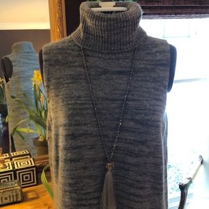 Cynthia Rowley Long Sleeveless Sweater